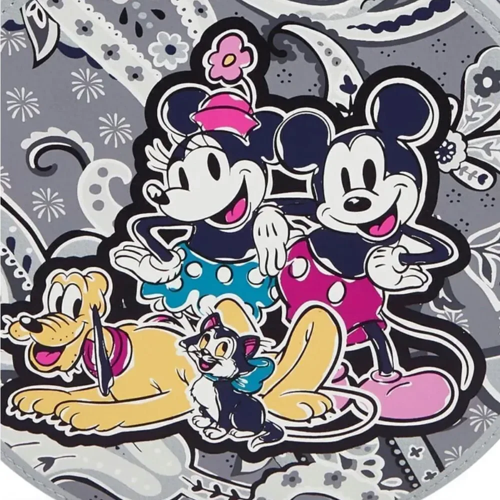 Vera Bradley Disney Whimsy Cosmetic Case, Mickey & Friends Paisley. NWT.
